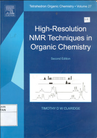 High-Resolution NMR techniques in organic chemistry second edition volume 27