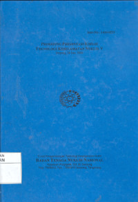 Prosiding presentasi ilmiah teknologi keselamatan nuklir V: Serpong, 28 Juni 2000