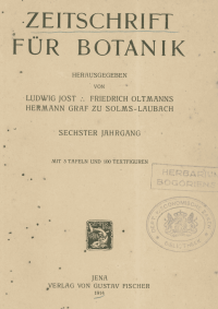 Zeitschrift für botanik sechster jahrgang 1914